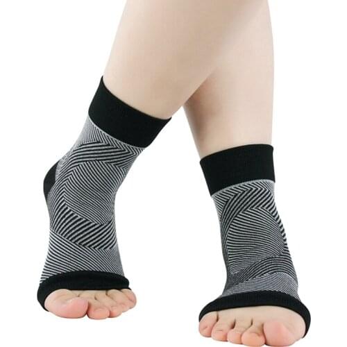 1 pair Ankle Support Fitness Compression Ankle Protector Anti-sweat Basketball Football Tennis Feet Support Wrap Ankle Brace