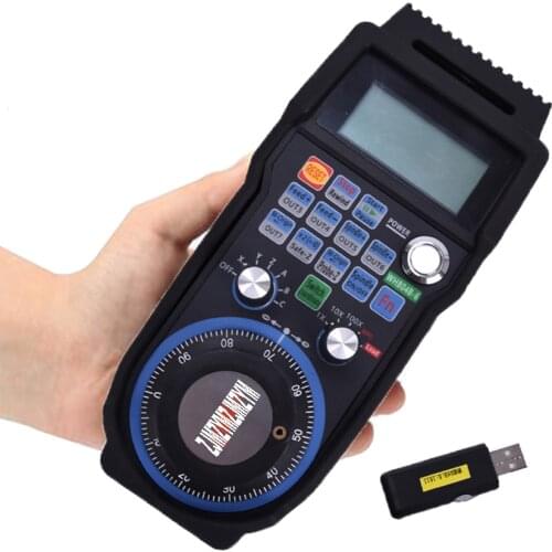 1pc New Wireless Mach3 MPG Pendant Handwheel for CNC Mac.Mach 3, 6 axis USB handheld unit Industrial remote control