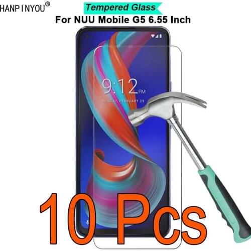 10 Pcs/Lot For NUU Mobile G5 6.55" 9H Hardness 2.5D Ultra-thin Toughened Tempered Glass Film Screen Protector Guard