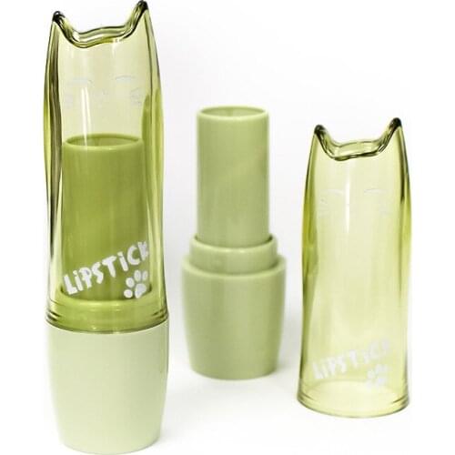 100pcs Empty Lipstick Tube, Lip Balm Container Cute Cat Style DIY Lipstick Empty Container