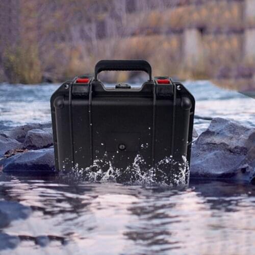 283*246*124mm Protective Safety Toolbox Abs Plastic Sealed Waterproof Safety Equipment Case Photographic Instrument Tool Case