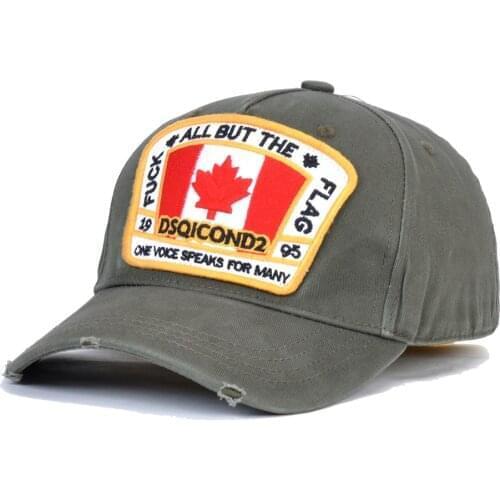 Maple leaf 3 kinds DSQICOND2 Brand Baseball Caps Cotton ICON Letters High Quality Cap Men Women Embroidery Trucker Dad Hats