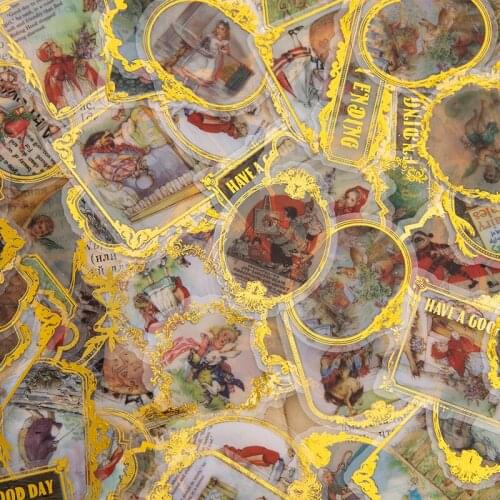 30 pcs/lot Dream Childhood Serie Fairy Tales Girls stickers handbook Stickers DIY Craft Photo Albums Sticker/Scrapbooking Stick