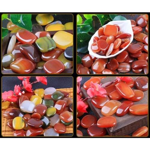 500g 1-7cm Colorful Raw Gemstone Chips Artware Gem Irregular Shape Mixed Landscaping Rock Crystal Stones