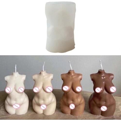 80% HOT SALE Innovative 3D Sexy Woman Naked Body Silicone Mold Candle Soap Mould Cake Decoration Baking Tools for Handicraft