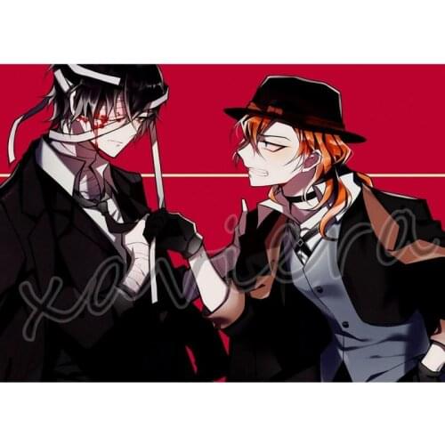 Xaviera Full Round Drill Anime Bungou Ray Dogs 5D Diy Diamond Painting Cartoon Cross Stitch Rhinestone Mosaic Artwork Kids Gifts