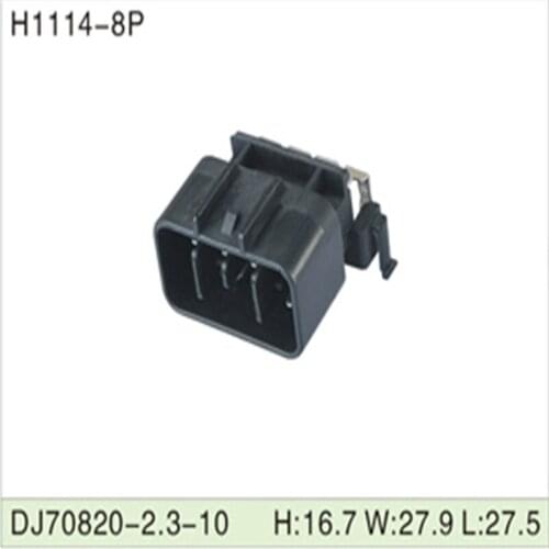 Free shipping 200pcs DJ70820-2.3-10 8Pin 2.3mm AMP Car Electrical Wire Connectors for VW,BMW,Audi,Toyota,NISSAN AND other