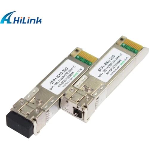Free Shipping 4 pairs Single fiber 10G BIDI SFP 20Km WDM SFP+ 1270/1330nm LC/UPC Gbic
