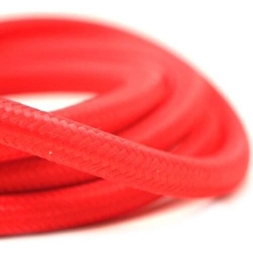 Free shipping Vintage Light Lamp Cord Antique Fabric Braided Cable Retro textile pendant light wire 2*0.75MM