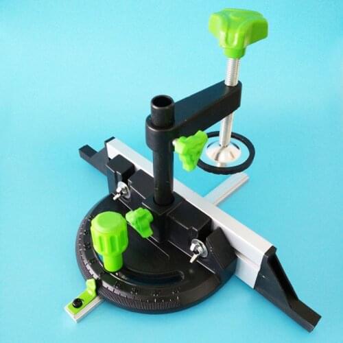 Woodworking DIY Carpenter Tool Accessories Miter Gauge Kit With Adjustable Flip Stop Angle Table Saw Pusher