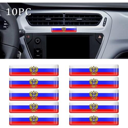 Car Styling 3D Epoxy Russian Federation Eagle Logo Badge Emblem Car Stickers Decal Auto Accessories For Lada BMW Chevrolet VW
