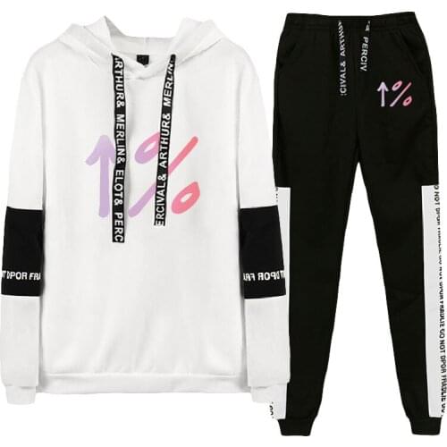 2021 San Holo Two-piece suit Women/Men Casual Long Sleeve Hoodies+Jogger Pants Hip hop Harajuku Trendy Clothes