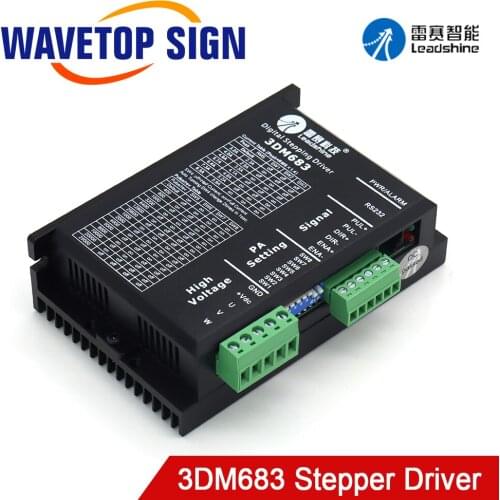Leadshine 3 Phase Stepper Driver 3DM683 use for CO2 Laser Engraving and Cutting Machine Match with 57 Serial Step Motor