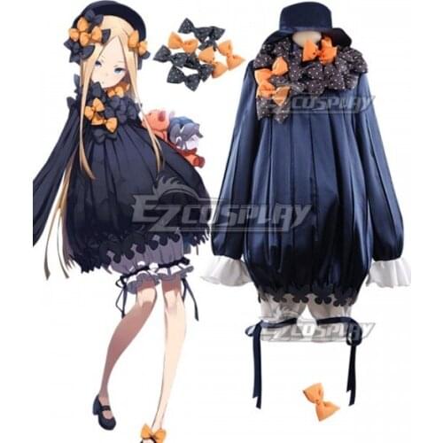 Fate Grand Order Foreigner Abigail Williams Dress Halloween Carnival Girls Party Adult Dress Gift Adult Cosplay Costume E001