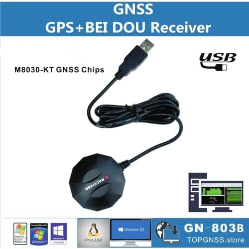 USB GPS GLONASS BDS receiver USB module chip GNSS receiver antenna, replac BU353S4, dual USB protocol 0183NMEA