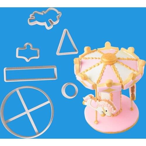 Rotating Small Horse Silicone Mold Fondant Mould Cake Decorating Tools Chocolate Mold Sugarcraft Kitchen Accessories