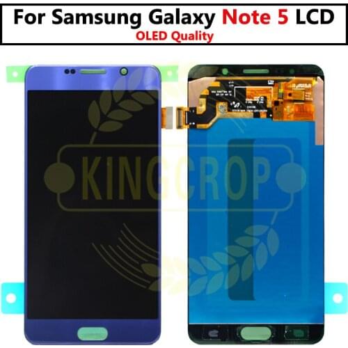 OLED For Samsung Galaxy NOTE 5 N920 N920F LCD Display Touch Screen Digitizer Assembly Note5 Replacement For SAMSUNG NOTE 5 LCD