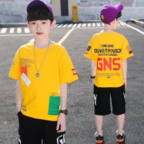 2021 Retro Spring Summer Girls Clothing Suits T-Shirt +Shorts 2pcs/Set Kids Teenager Outwear Sport Beach School High Quality