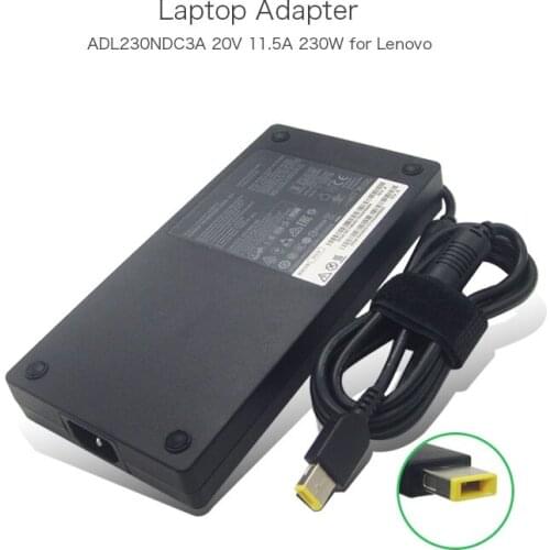 20V 11.5A 230W Delta Power Adapters for Lenovo ADL230NDC3A 5A10H28357 SA10E75804 00HM626 Slim Shape USB Laptop Charger