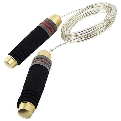 Free Shipping Fast Delivery Heavy Exercise Weighted Speed Fitness Steel Wire Bearing Skipping Jump Rope
