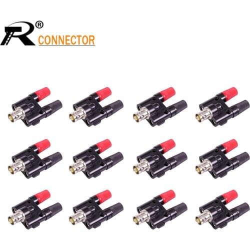 BNC Female Plug to Two 3.7mm Banana Coaxial connector RF Adapter 12/50/100pcs Binding Post rf Coax Splitter
