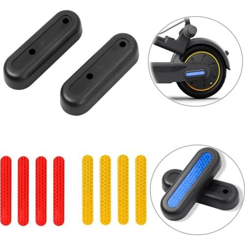 Scooter Rear Fork Decorative protective Cover and Night Reflective Stickers For Ninebot MAX G30 G30D Electric Scooter Accessory