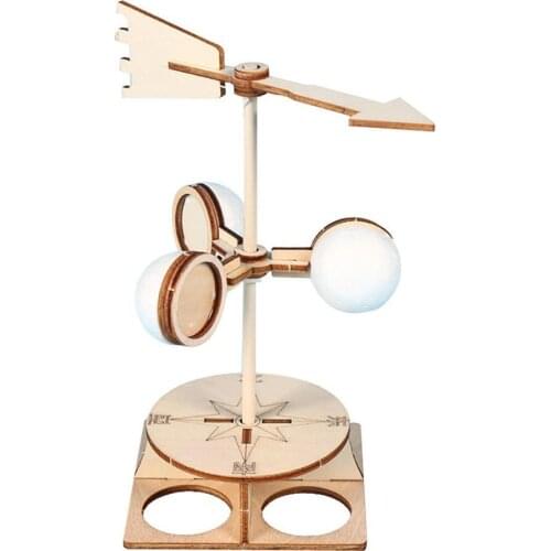 Kids DIY Wind Vane Model Kit Scientific Physics Experiment Educational Toys