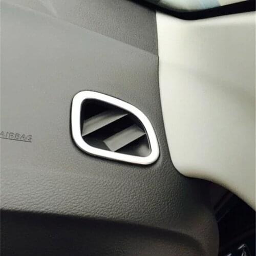 For Suzuki Vitara Escudo 2015 2016 ABS Chrome Upper Air Conditioning Vent Outlet Cover Trim Matt Chromed Accessories Auto Parts
