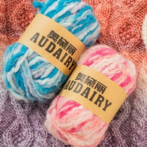 50g/ball Fashion import nylon fancy hand knitting wool hat glove scarf wool