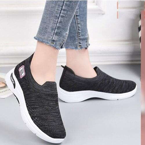 Women Shoes 2021 Solid Color Round Toe Light Comfortable Breathable Casual Shoes Women Sneakers Women Shoes Workout Shoes Women