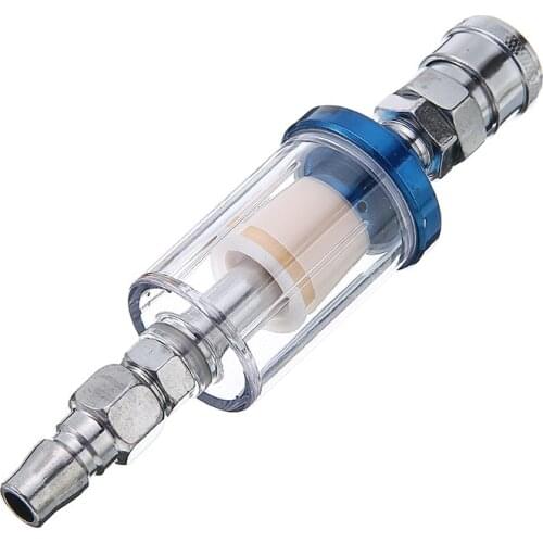 Mayitr 1pc 1/4" Mini Air Spray Paint Tool Regulator Oil Water Separator Air Filter Trap Tool Accessories