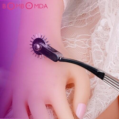 Metal Stainless Steel Body Stimulator Roller Sex Slave Stimulate Roller Fetish Sex Toys Sexy Products Furnitures Adult Games O4