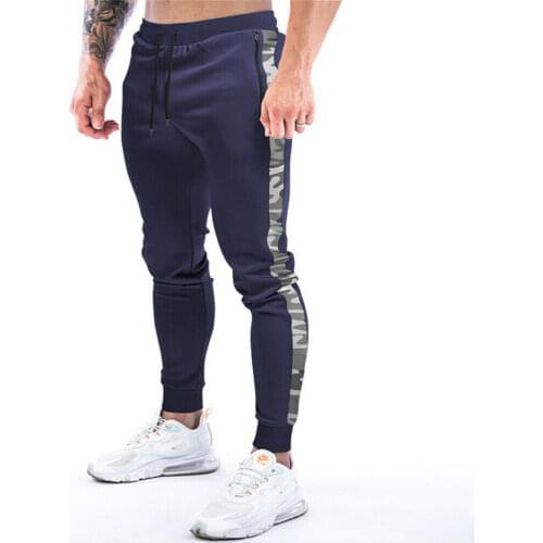 Mens Track Pants Sweatpants Casual Workout Joggers Fitness Sport Gym Slim Trousers