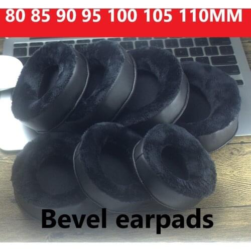 Soft Bevel Thickened Velvet Earpads Cushion High Quality Comfortable Earpads for Universal Headphone 80 85 90 95 100 105 110MM