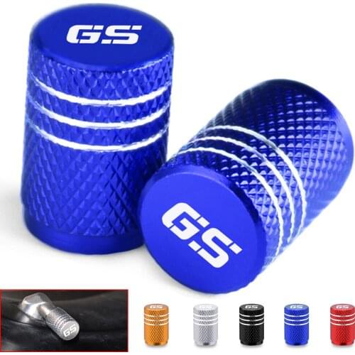 GS Motorcycle Wheel Tire Valve Caps Tyre Rim Stem Covers Aluminum Alloy For BMW R1250GS R1200GS F850GS F800GS F750GS F650GS