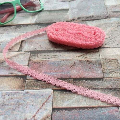 Wholesale 10 yards beautiful 15mm width Watermelon Red lace ribbon lace embroidery DIY Decoration For Sewing Accessories