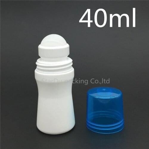 12pcs/lot 40ml plastic roll on bottle, PP deodorant roll on container,Fragrance bottle with roller