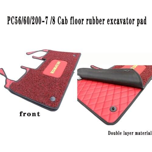 For Komatsu PC56/60/200-7 60/200-8 220 240 360 400 460-7 -8 200-5-6 Cab floor rubber excavator pad