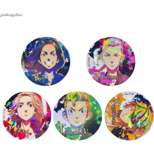 Tokyo Revengers New Anime Cartton Metal Badge Brooch Pin Cosplay Anime Buttons Collection Holiday Gifts