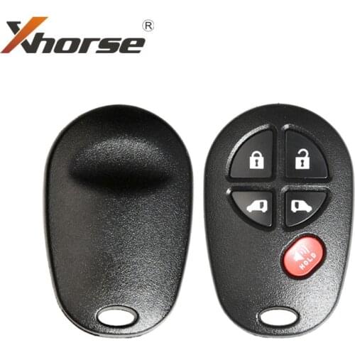 Xhorse XKTO08EN Wire Universal Remote Key 5 Buttons 10pcs/lot
