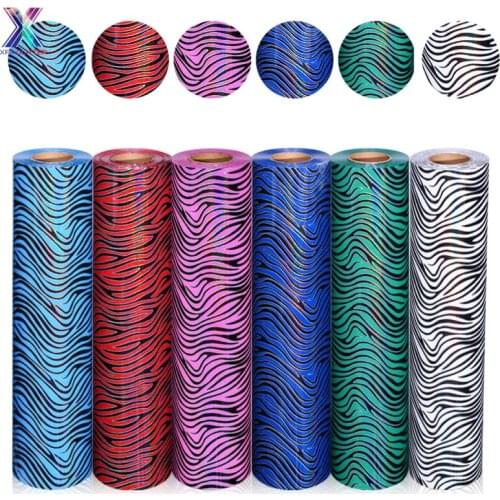 XFX HTV 1 Sheet 25x100cm Holographic Laser Heat Transfer Vinyl for T Shirts DIY Cricut Heat Transfer Stickers Cricut Vinyl Film