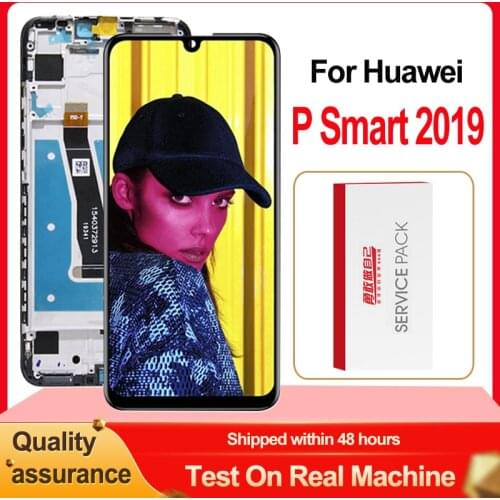 10-Touch High Quality LCD For Huawei P Smart 2019 LCD Display Touch Screen With Frame For P Smart 2019 LCD POT-LX1 L21 LX3