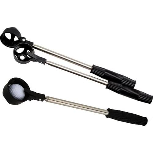 2M telescopic stainless steel shaft Scoop Golf Ball Retriever Golf Accessories