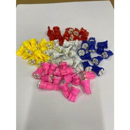 2000PCS 12V 24V T10 194 168 W5W 1210 4 SMD High Power LED Light Bulbs White Blue Pink Red Super Bright Parking Lights Turn Lamps