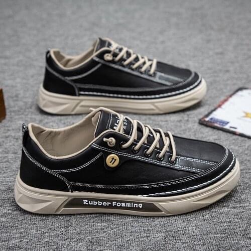 2020 autumn new designer fashion men shoes high tops leather casual shoes trend shoes man sneakers flat shoes