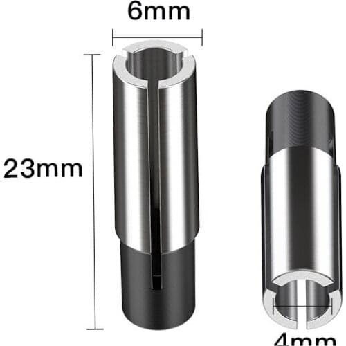 6mm-4mm,1pcs,Freeshipping CNC Machine Milling Cutter Adaptor,Solid carbide End Mill,woodworking Router Bit conversion sleeve