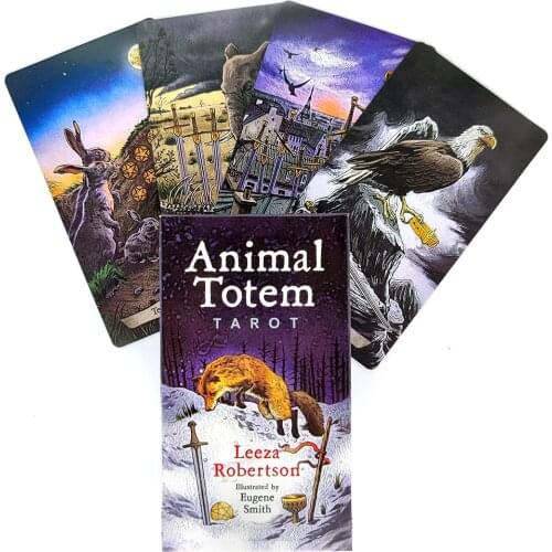 Hot Sale Animal Totem Tarot Cards Mystical Guidance Deck Divination Entertainment Partys Board Game Supports Wholesale 78PCS