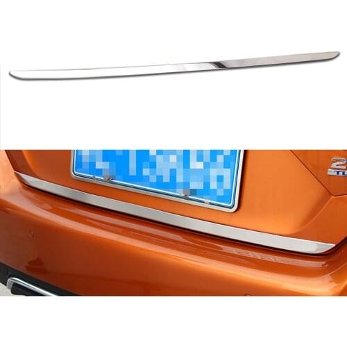 Stainless Chrome Car Rear Trunk Tail Gate Door Lid Cover Trim Frame Decal Fit for For Honda Civic Sedan 2016-2018 Car Styling