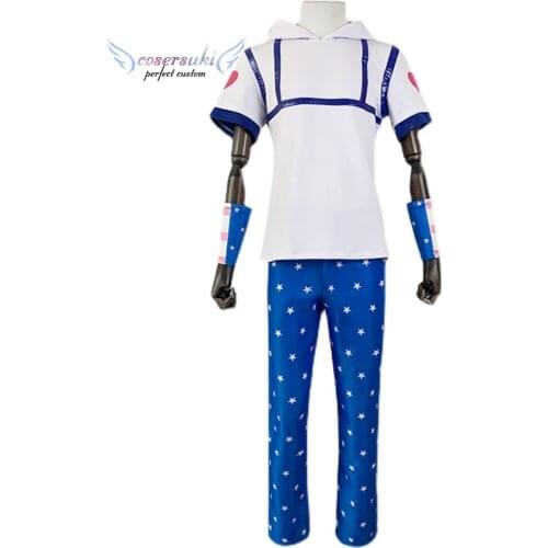 JoJos Bizarre Adventure Johnny Joestar Cosplay Costume for Halloween Christmas Carnaval