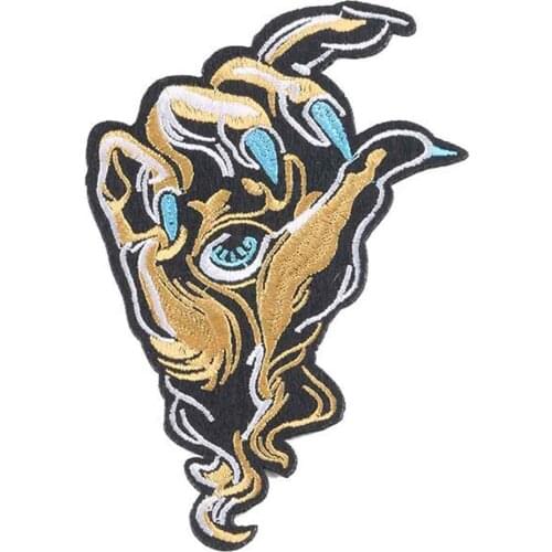 Beautiful Fingers Hand Punk Iron On Patch Clothes Patch For Clothing Girls Embroidered Patch